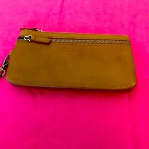 Danier caramel color wristlet